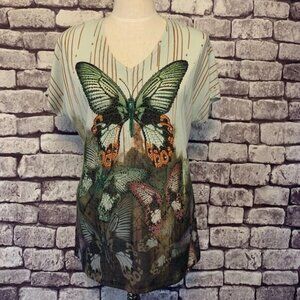 French Blue Short Sleeve T-Shirt Size M